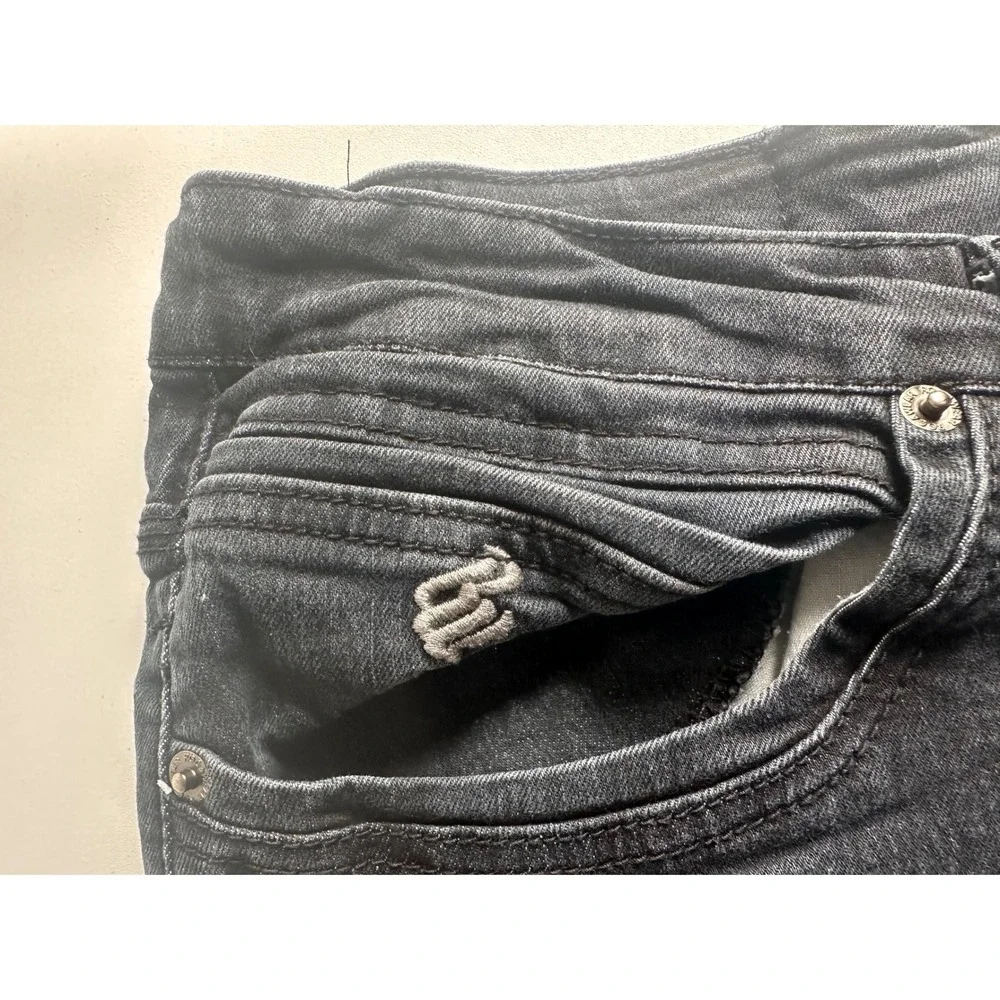 Rocawear Mens Jeans W38 x L32 Distressed Wash Blue Denim Straight Leg